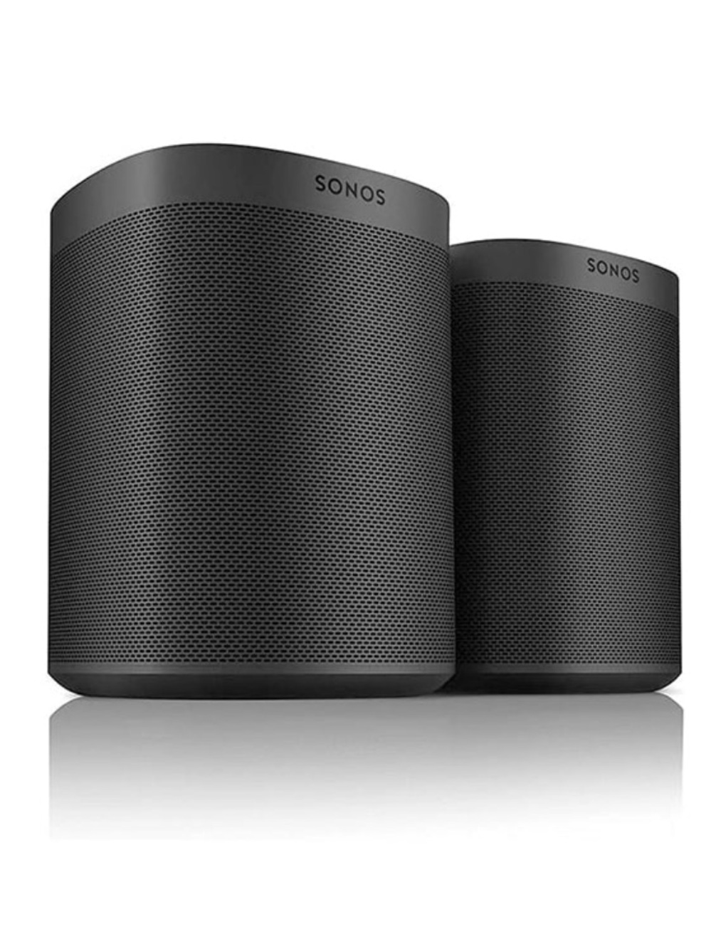 New! Sonos One SL PORTABLE Wireless Speaker - SHADOW EDITION 2-Pack